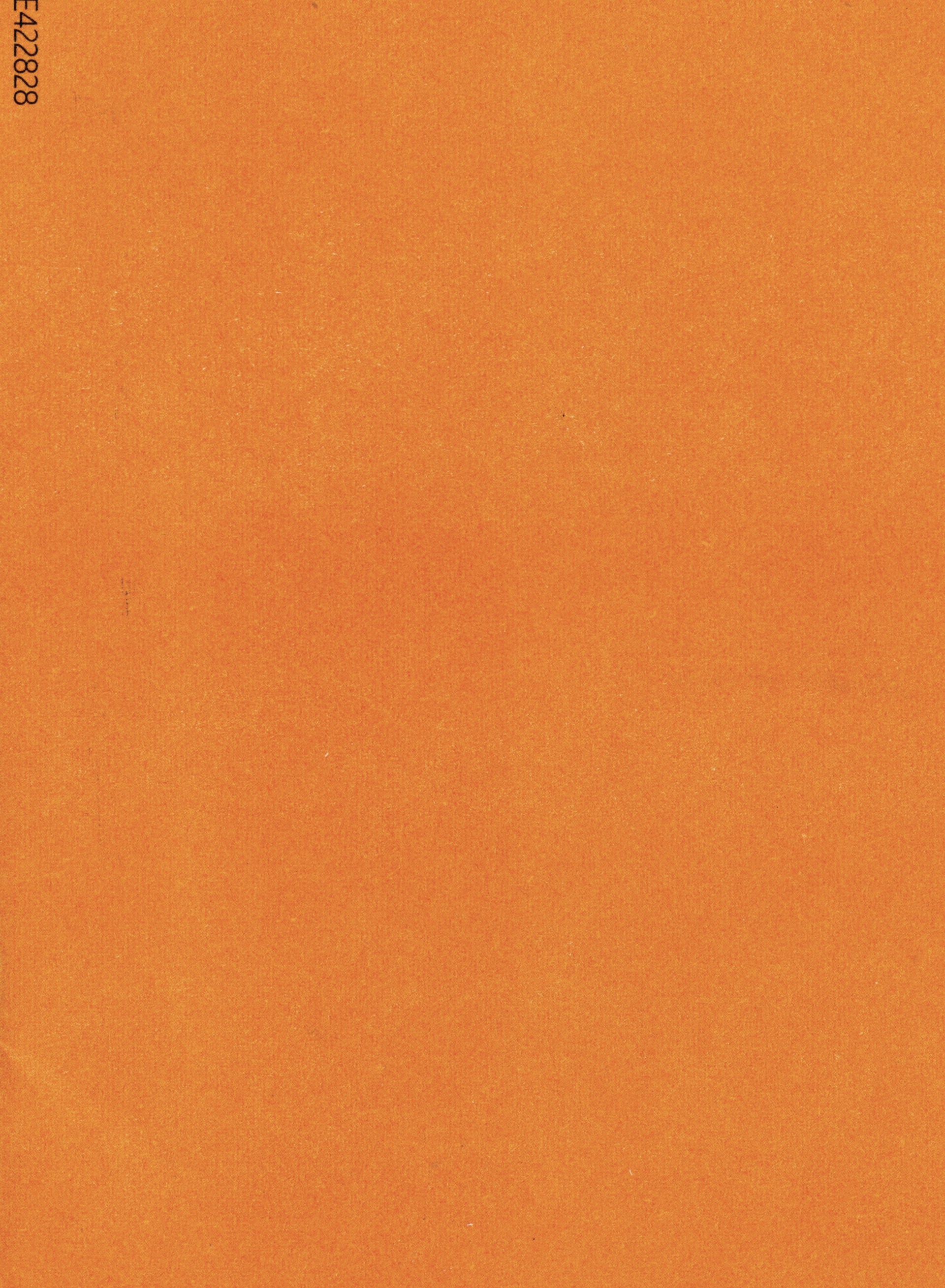 an orange piece of paper with a black border