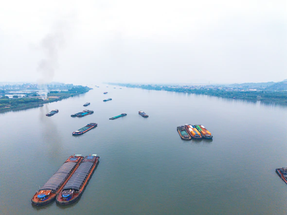 a large body of water filled with lots of boats