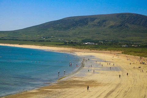Irish sandy beach