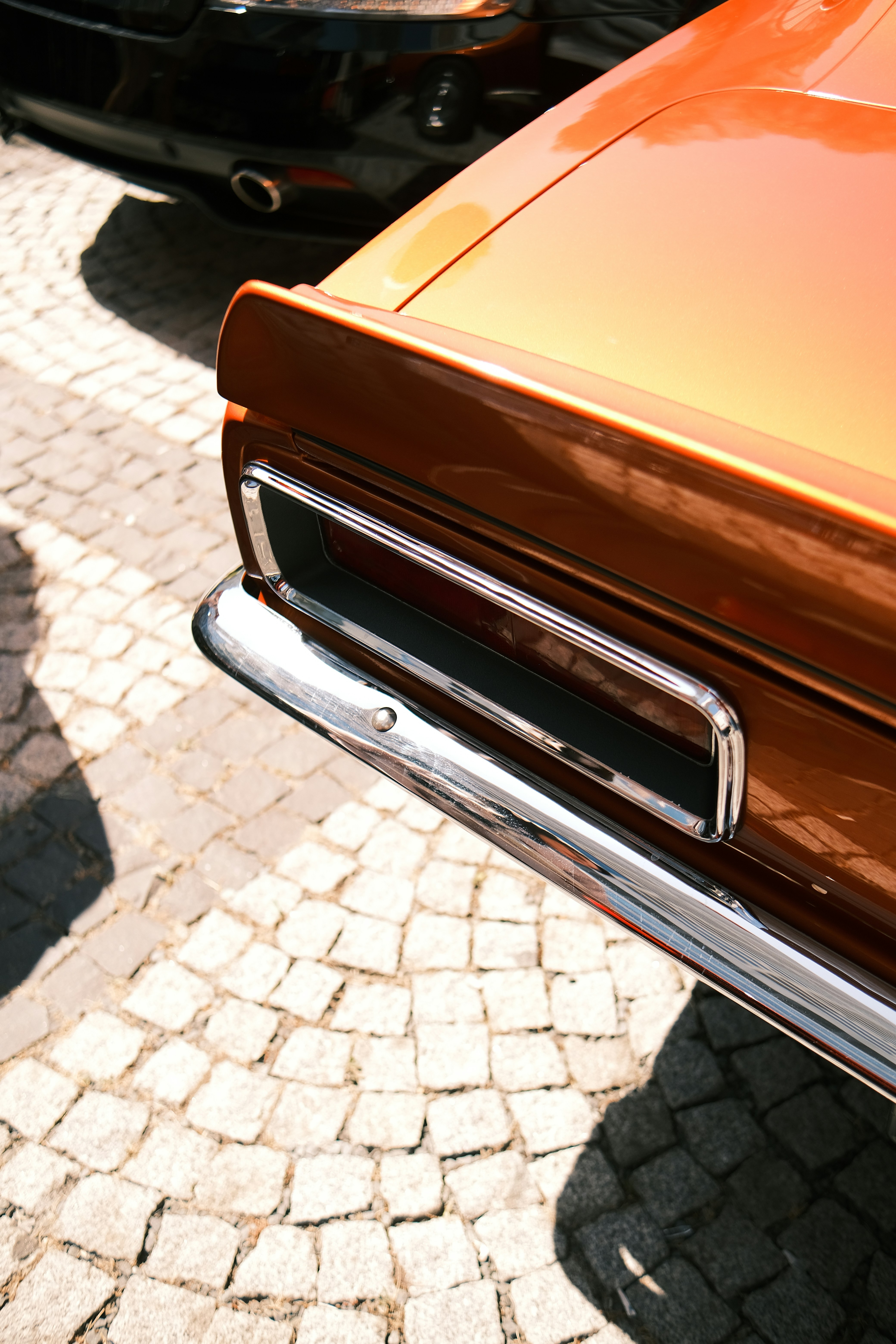 a close up of a car door handle on a car