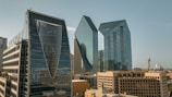 a group of buildings that are next to each other