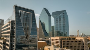 a group of buildings that are next to each other