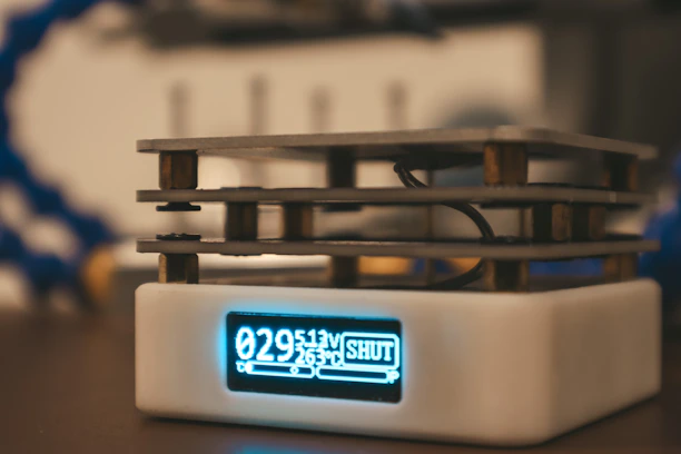 Close-up of a computer screen showing the timed shutdown feature in action.