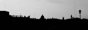 An image of a city skyline representing global connections.