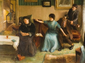 A comedic scene featuring beloved characters from a sitcom.