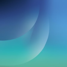 Abstract blue and cyan gradient visual representing mobile data analytics.
