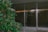 A glass door and window display the words 'Chilco Towers' with the number '710' above. A reflection partially obscures the view inside. A green leafy plant is prominently positioned on the left side of the image.
