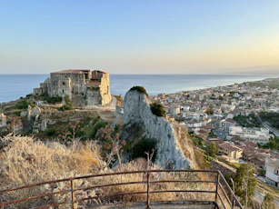 a view of a city from a hill top