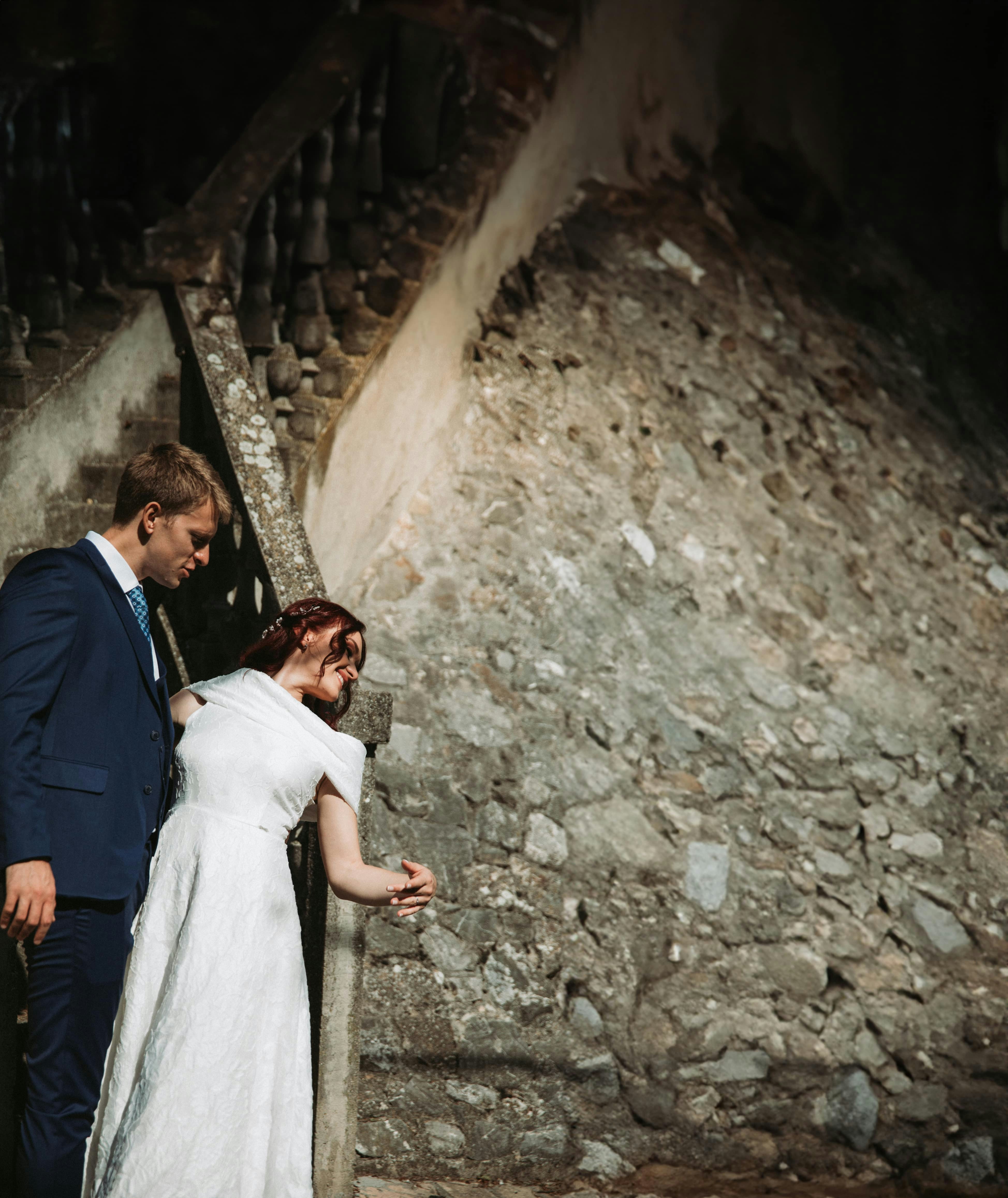 a man and a woman standing next to each other