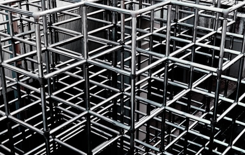 A detailed lattice grid representing gauge theory computations.