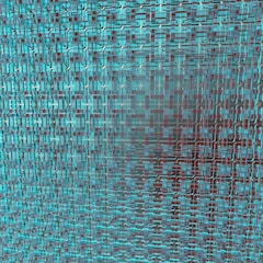 A sleek, futuristic digital grid glowing with electric cyan lines against a deep space blue background, symbolizing advanced technical architecture.