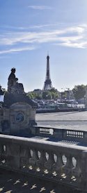 the eiffel tower towering over the city of paris
