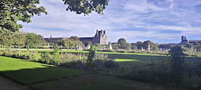 A serene outdoor space with well-maintained gardens.