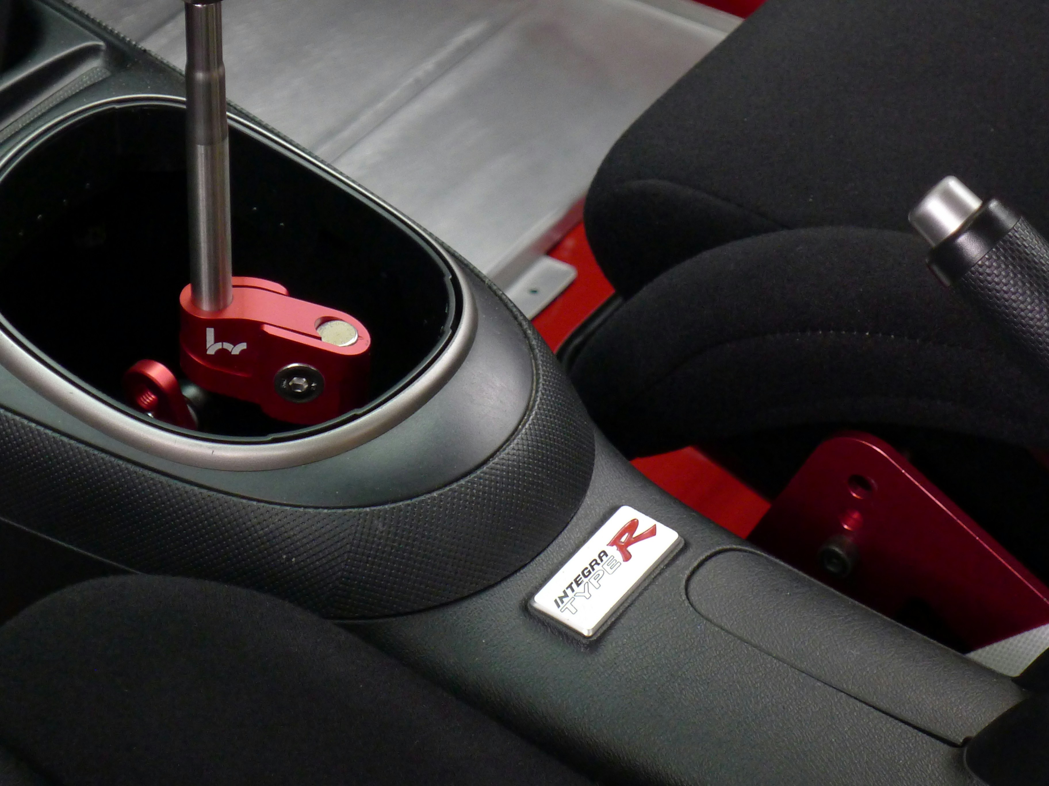Driver view from inside a Nissan Leaf dashboard while driving in the city
