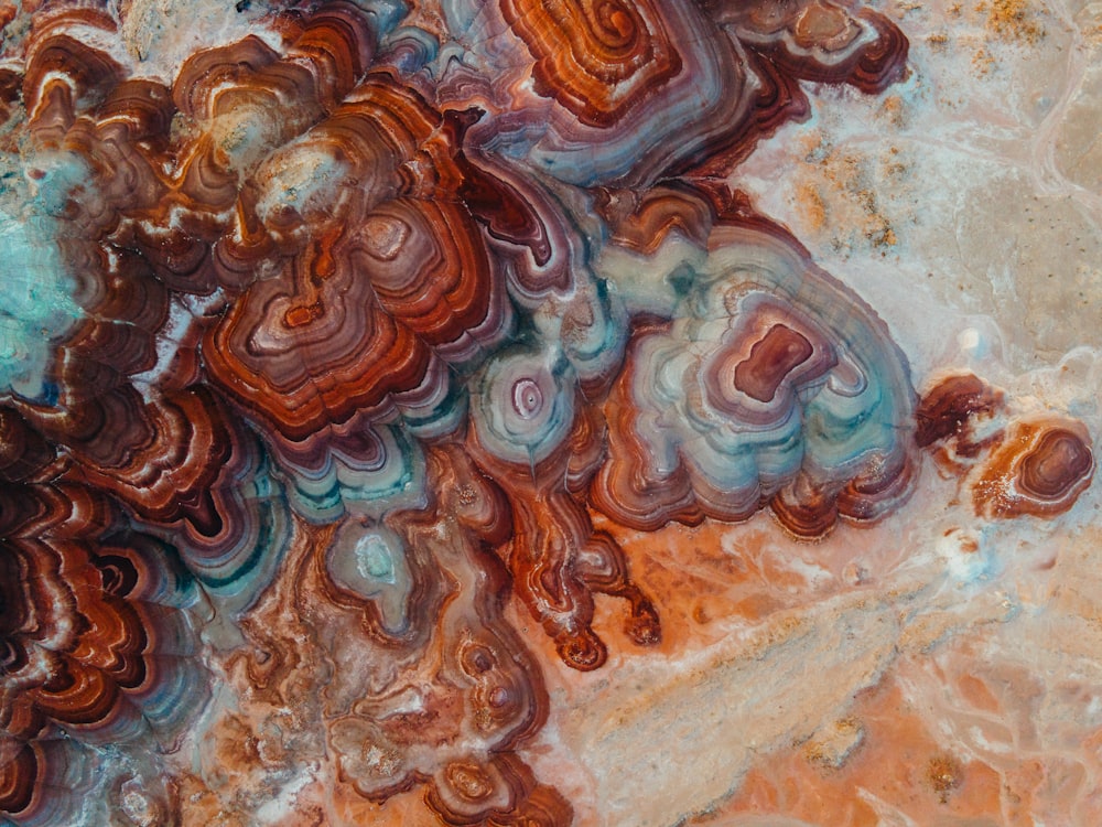 a close up view of a marble surface