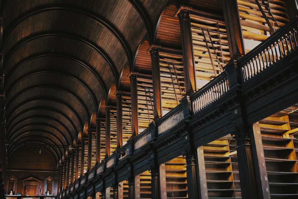 a large library filled with lots of books