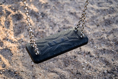 Close-up of a heavy-duty swing station ready for rental use.