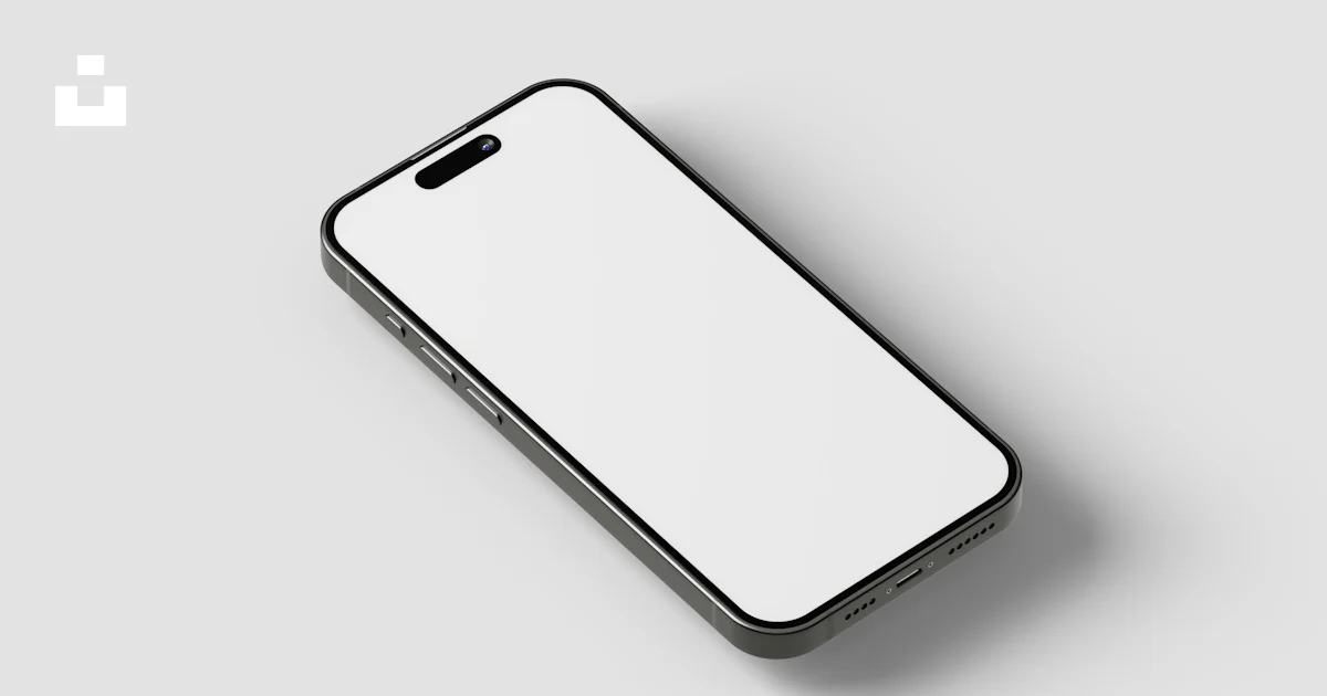 New realistic mobile phone smartphone iphone style mockup with blank New realistic mobile phone smartphone iphone style mockup with blank