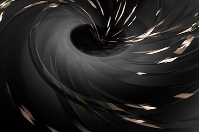 An intense, swirling dark vortex with flickers of shattered reality.
