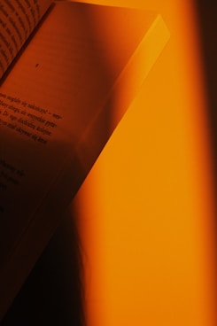 an open book sitting on top of a table