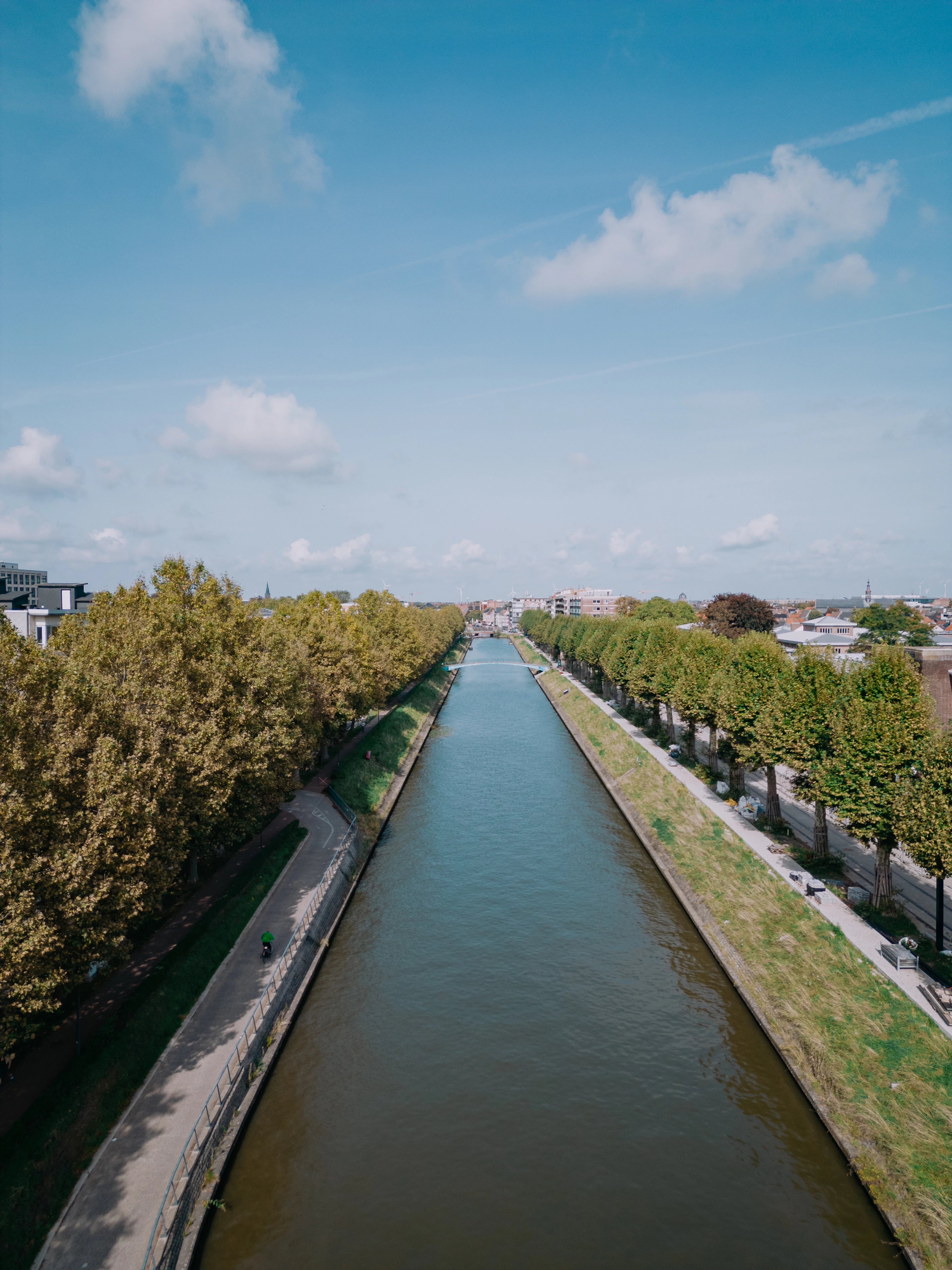 Green space and water in Ghent
