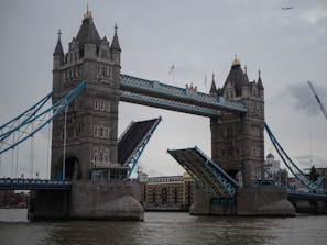 a bridge that has a bunch of stairs going through it
