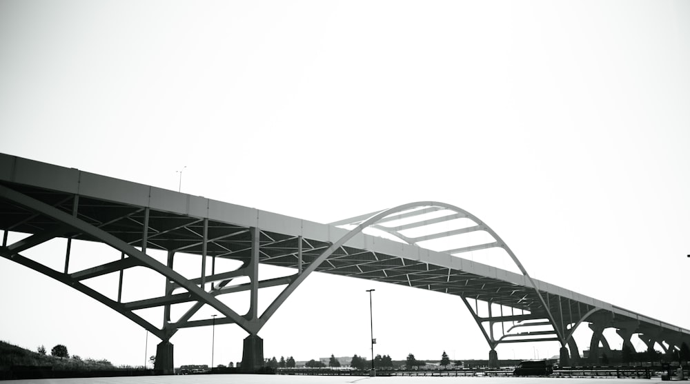 a large bridge spanning over a body of water