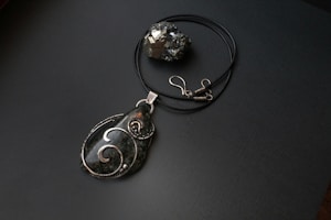 Obsidian Crystal Pendant