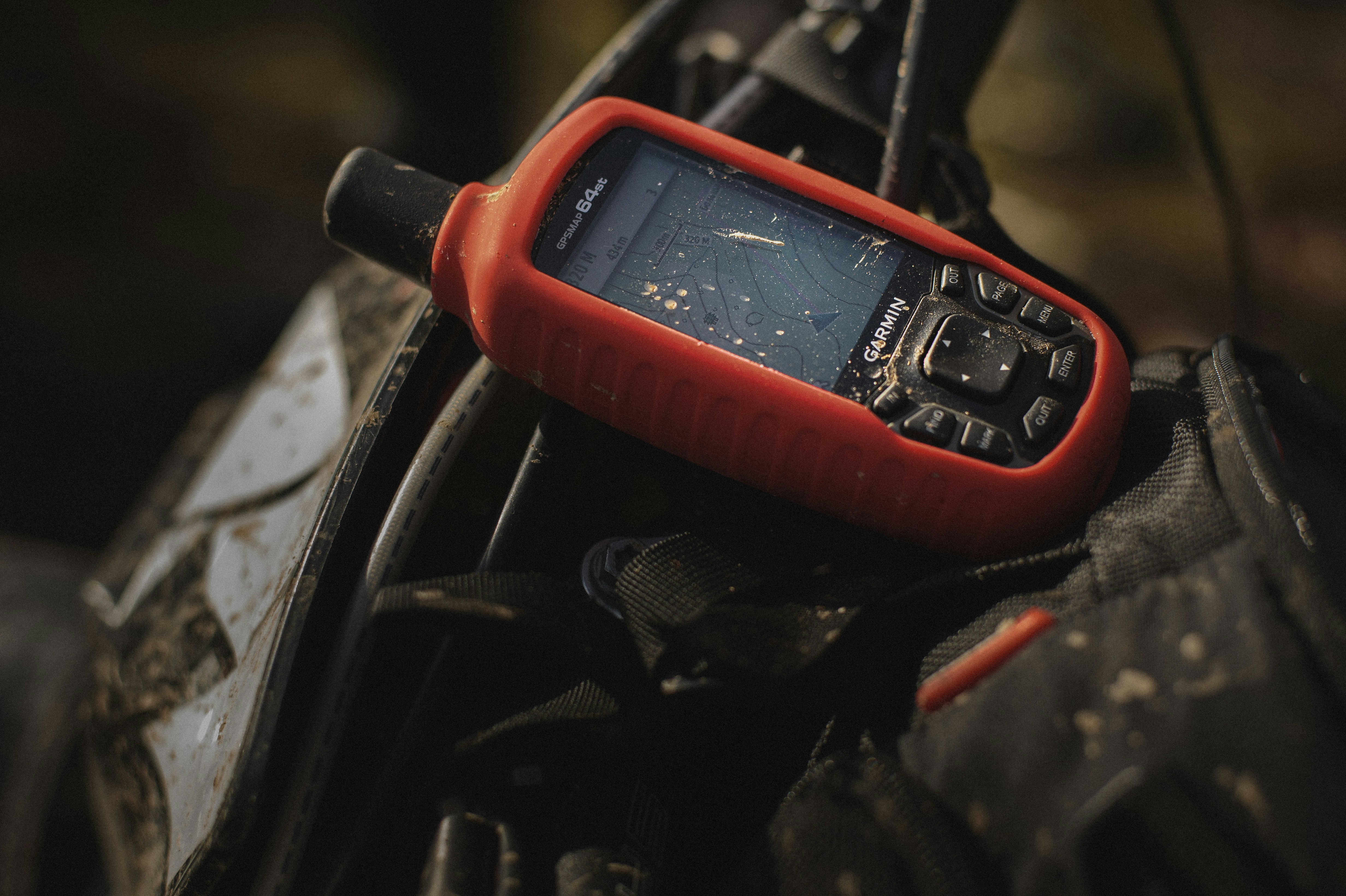 Using a Garmin navigator in motorcycle touring.