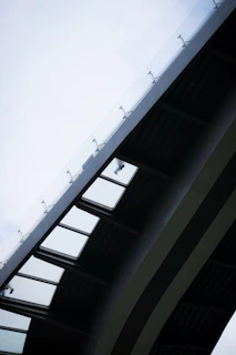 A sleek, modern trail bridge with clean lines blending into a natural forest setting under bright daylight.