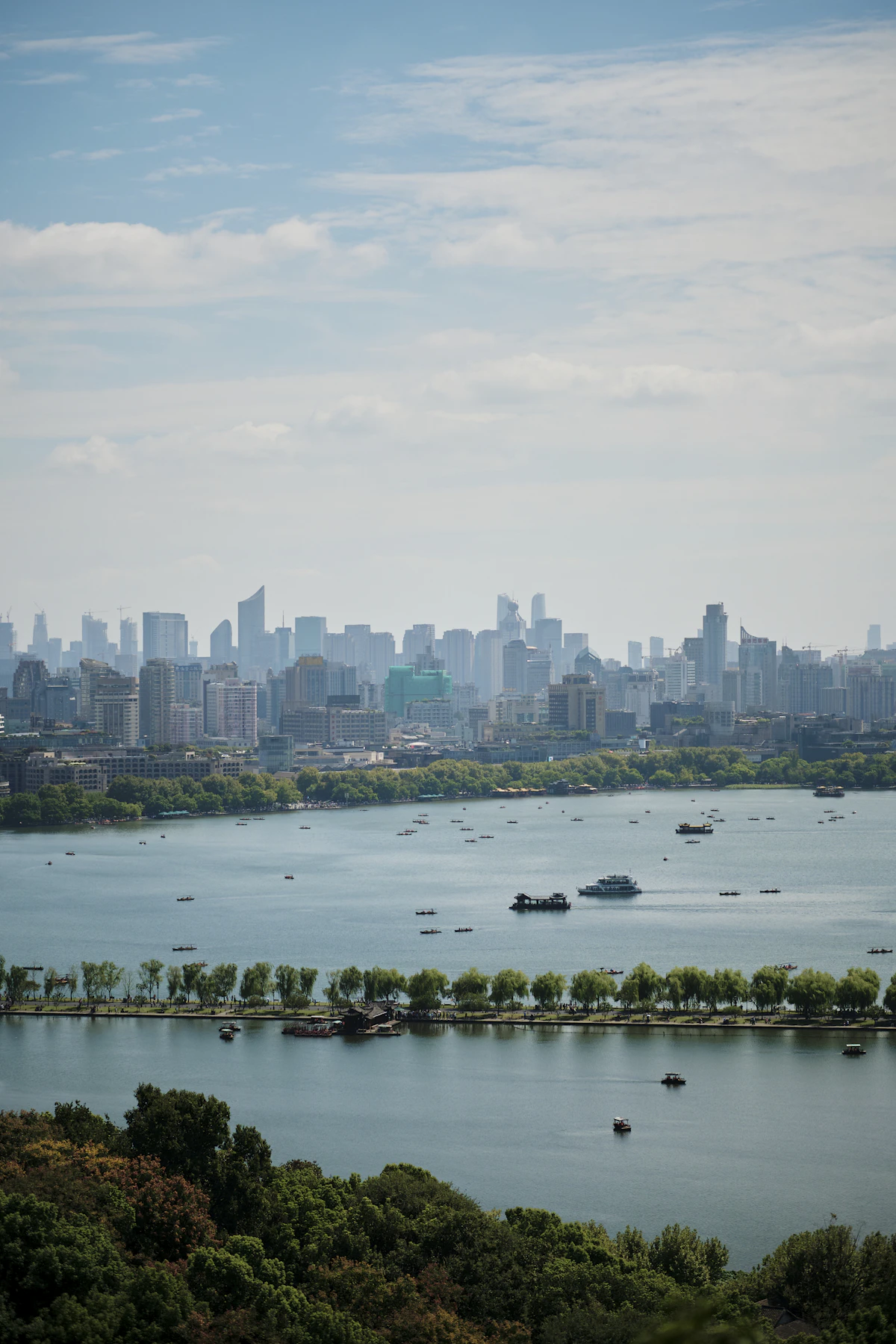 Hangzhou şehir silüeti