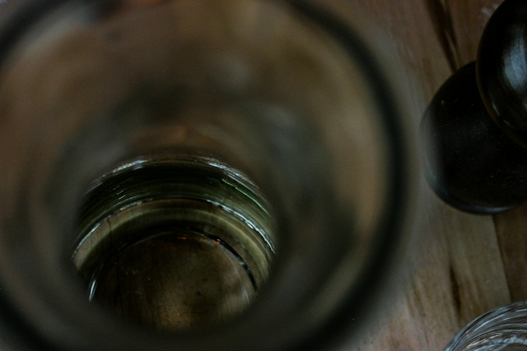 stainless steel tumbler detail