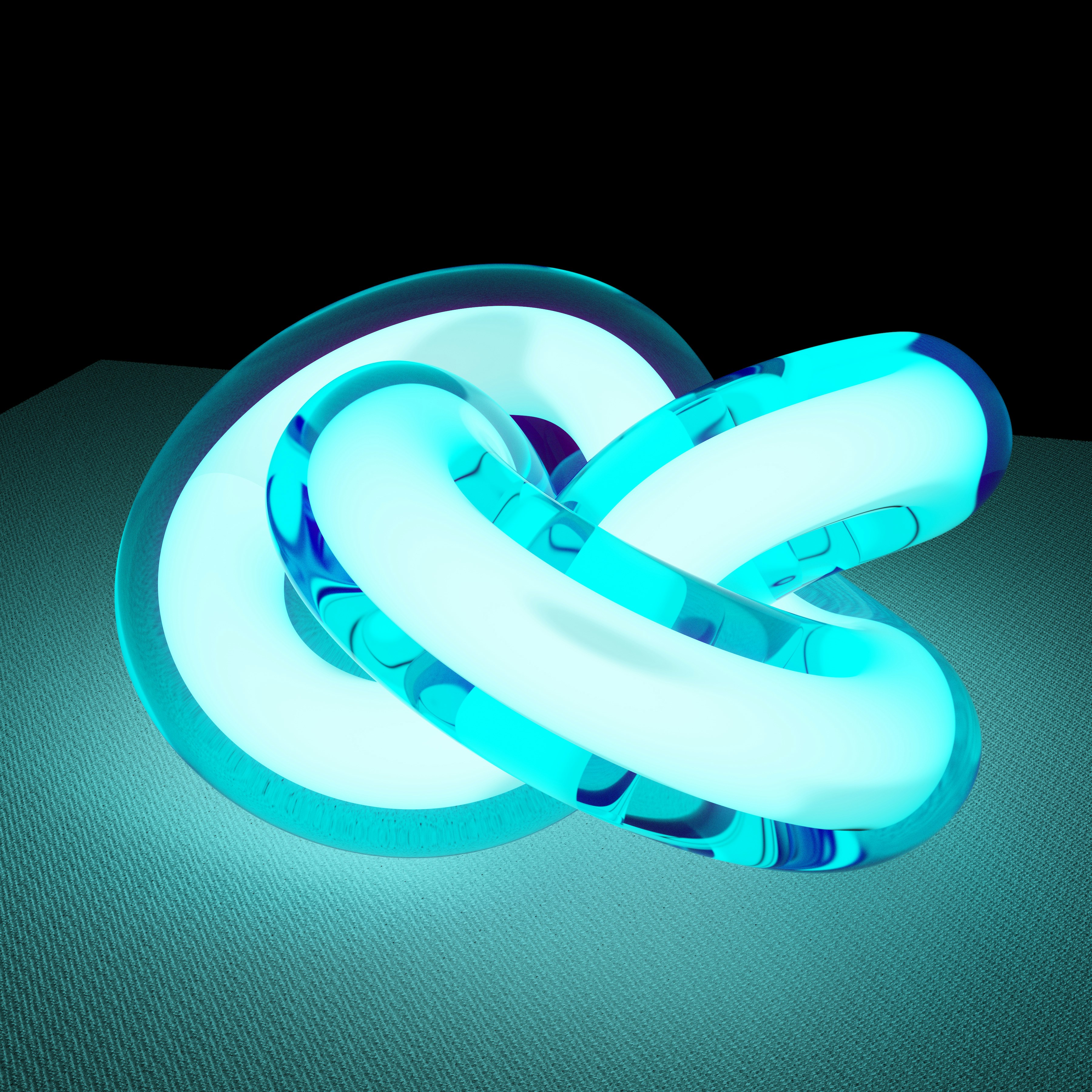 a light up object sitting on top of a table