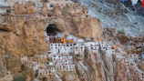 Hemis built into the side of a mountain