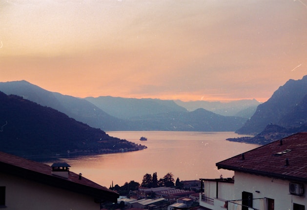 A breathtaking view of Nainital's serene lake at sunset.