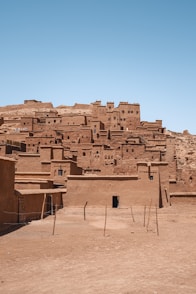 a village in the middle of a desert