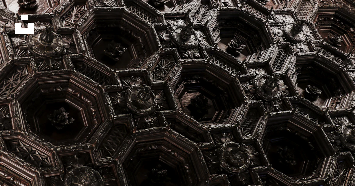 Hexagonal Space Object A close up of a bunch of hexagonal objects photo – Free Texture Image ...