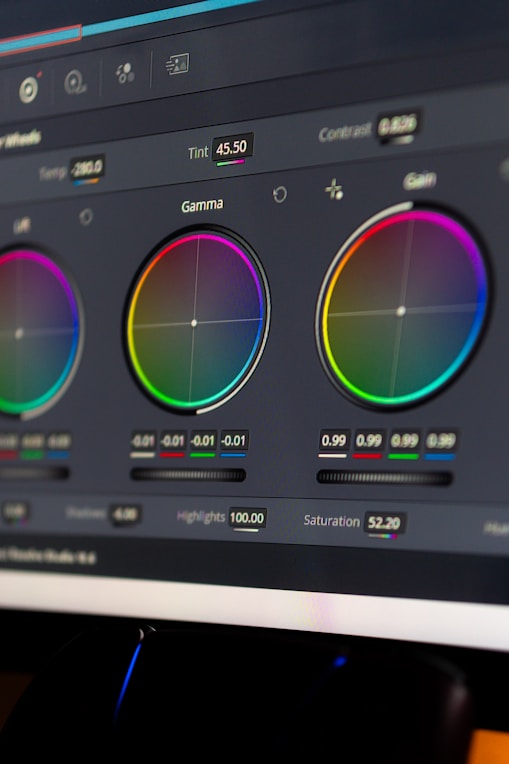 a computer screen with a bunch of buttons on it