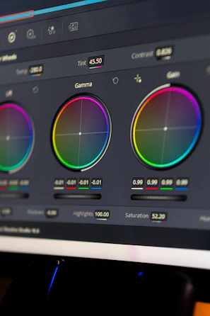 a computer screen with a bunch of buttons on it