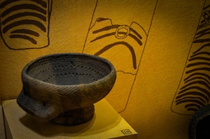 Folk Art Ceramic Bowl