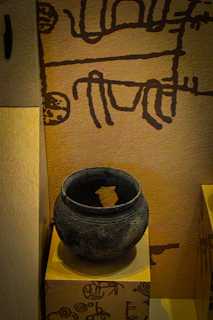 A detailed 3D rendering of an ancient ceramic pot from Serra da Capivara.