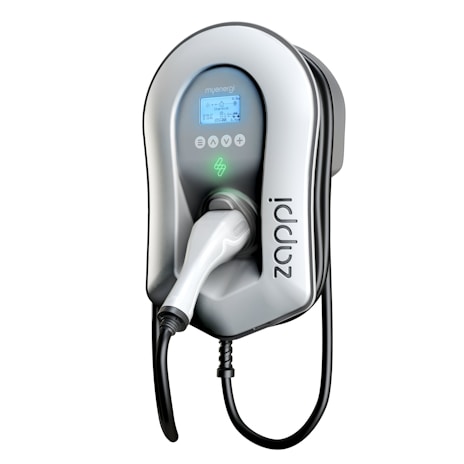 A vibrant online store showcasing various electronic charging products with a modern design.