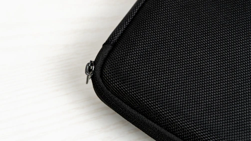 Close-up of the durable fabric and zipper details on a soft oxygen chamber.