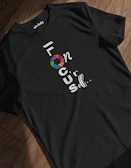 Artistic shot of a printed t-shirt with a strong, simple message inspired by Eastern philosophy.