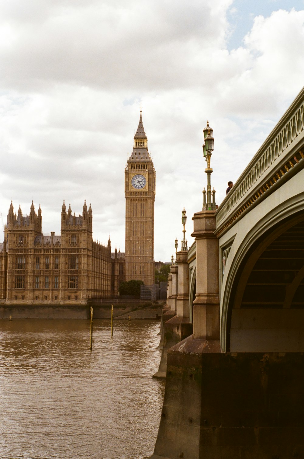 big ben towering over the city of london