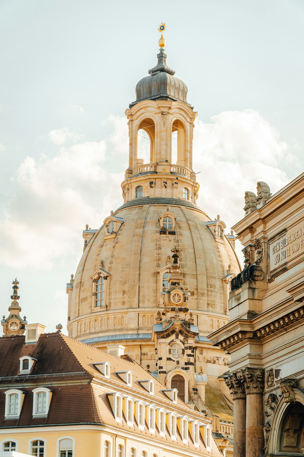 a large building with a dome on top of it