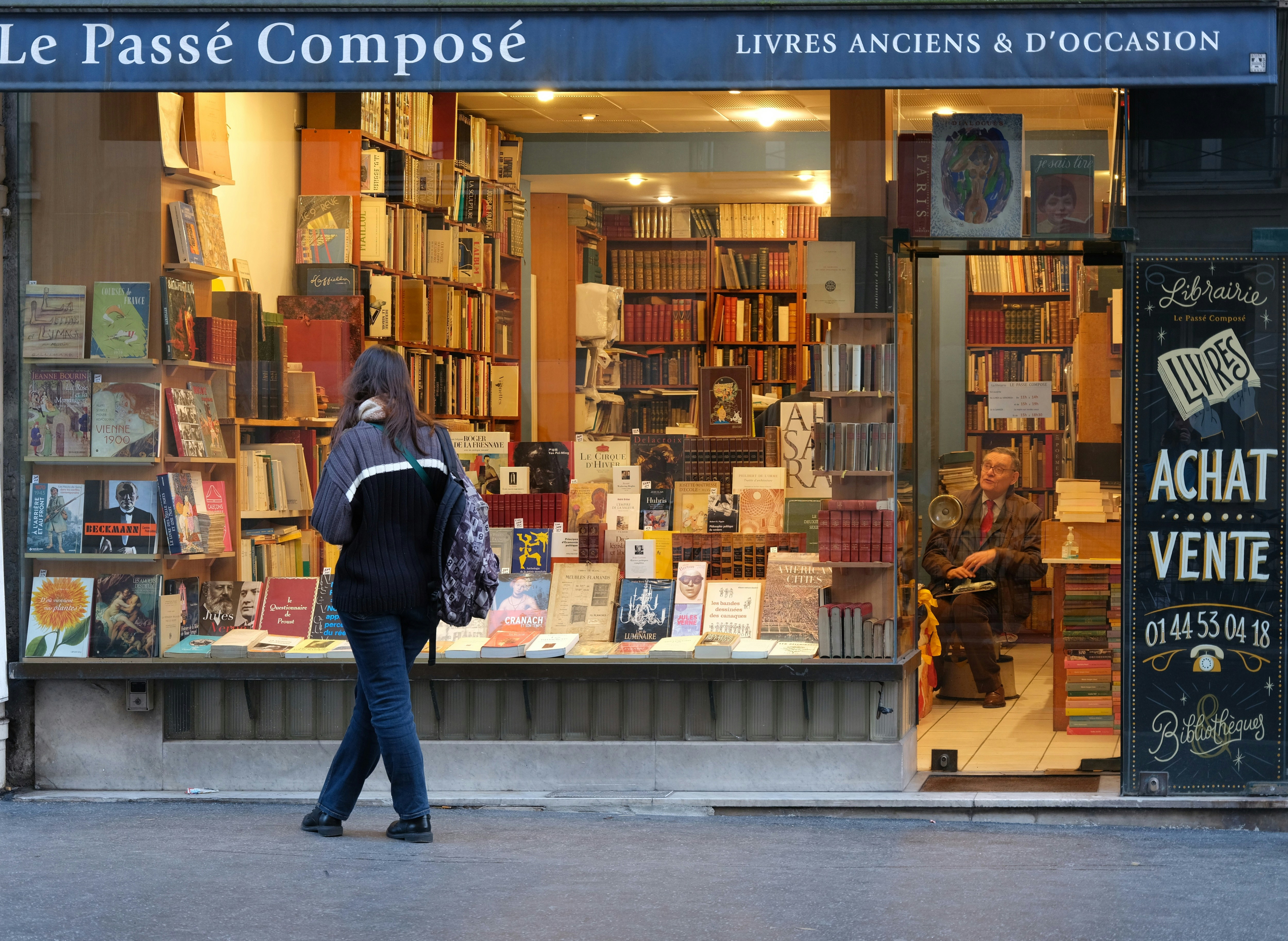 Paris bookstore