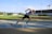 An athlete training intensely on a track, showcasing determination and focus.