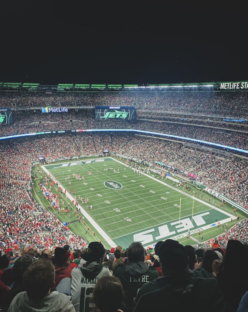 MetLife Stadium interior view from upper deck