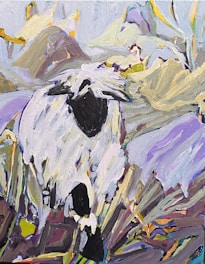 A striking image of a unique black sheep symbolizing individuality and success.